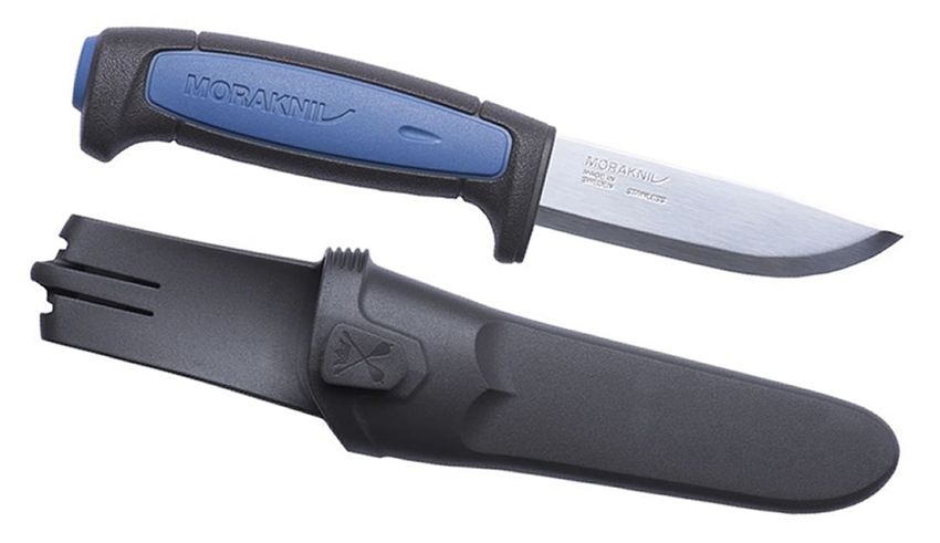 Нож Morakniv Pro S (12242) стальной разделочный лезв.91мм прямая заточка черный/синий