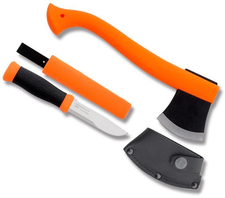 Набор нож/топор Morakniv Outdoor Kit (12096) компл.:1шт с топором оранжевый/черный