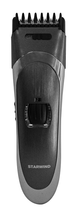 Машинка для стрижки Starwind SBC1800 темно-серый/серебристый 5.5Вт (насадок в компл:1шт)
