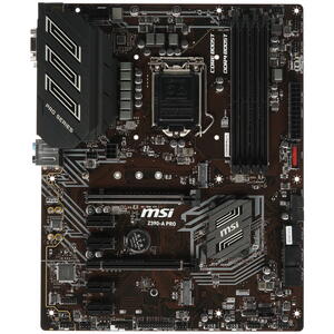Материнская плата MSI Z390-A PRO Soc-1151v2 Intel Z390 4xDDR4 ATX AC`97 8ch(7.1) GbLAN RAID+VGA+DVI+DP