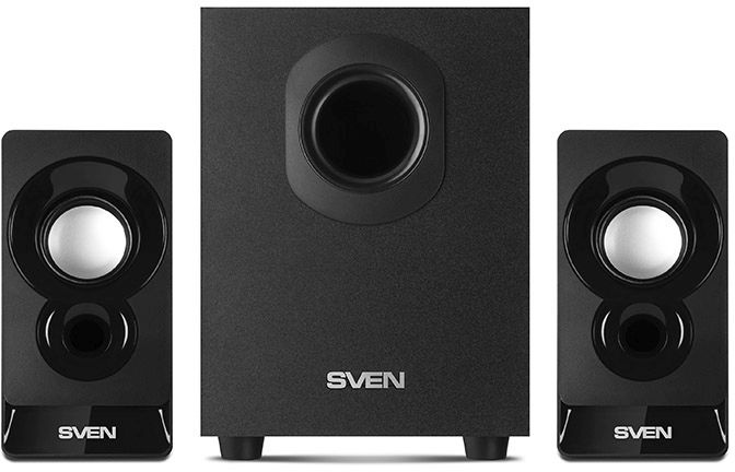 Колонки Sven MS-85 2.1 черный 10Вт