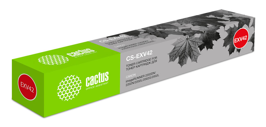 Картридж лазерный Cactus CS-EXV42 черный (10200стр.) для Canon IR 2202/2202N/2204 MFP/2204F MFP/2204N MFP