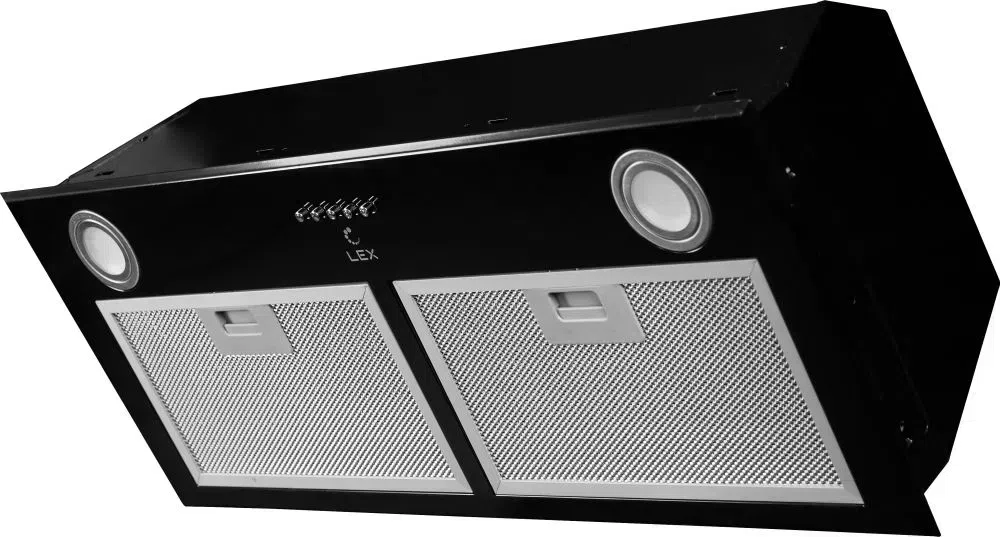 Вытяжка встраиваемая Lex GS Bloc P 900 BL черный управление: кнопочное (1 мотор)