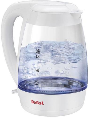 Чайник электрический Tefal KO450132 1.7л. 2200Вт белый корпус: стекло/пластик (8010000464)