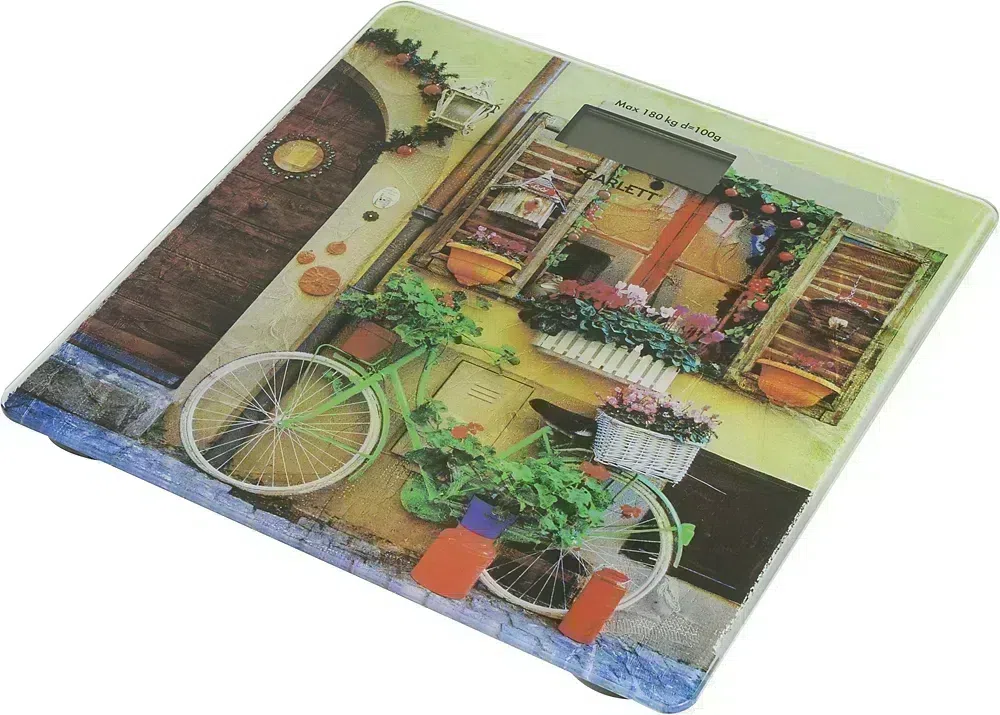 Весы напольные электронные Scarlett SC-BS33E030 макс.180кг рисунок