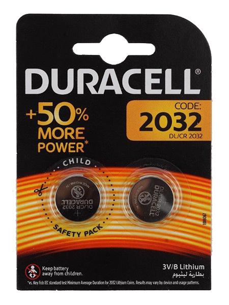 Батарея Duracell DL/CR2032 CR2032 (2шт)