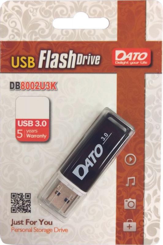 Флеш Диск Dato 64Gb DB8002U3 DB8002U3K-64G USB3.0 черный