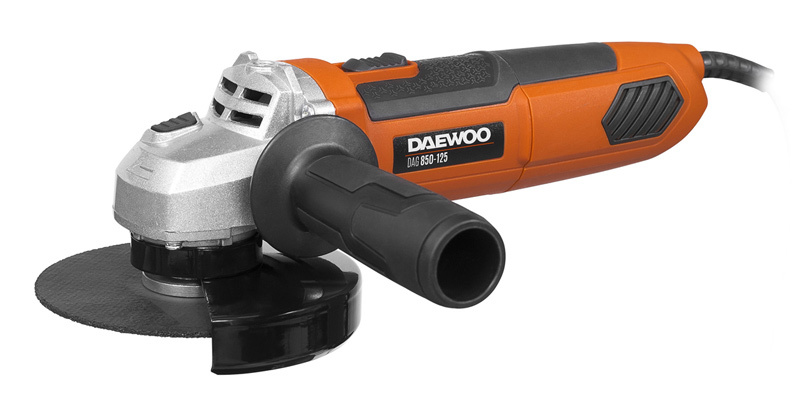 Углошлифовальная машина Daewoo DAG 850-125 850Вт 11000об/мин рез.шпин.:M14 d=125мм