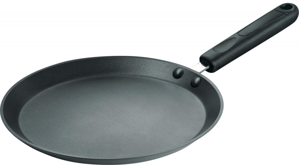 Сковорода блинная Rondell Pancake frypan 0128-RD-01 круглая 26см ручка несъемная (без крышки) серый