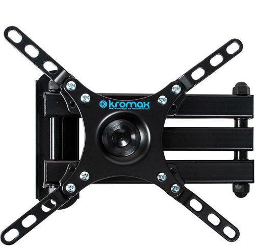 Кронштейн для телевизора Kromax DIX-13 черный 15"-42" макс.20кг настенный поворотно-выдвижной и наклонный