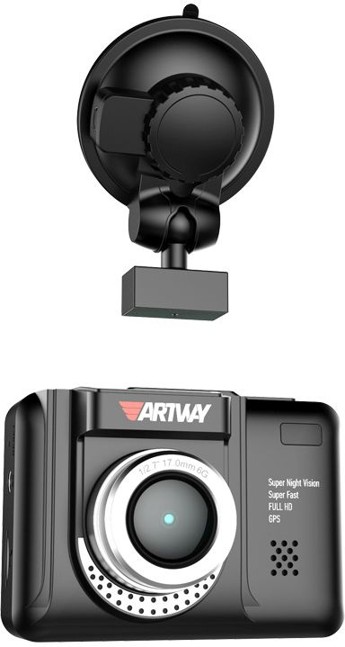 Видеорегистратор с радар-детектором Artway COMBO MD-106 GPS черный