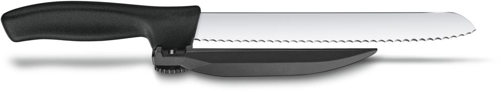 Нож кухонный Victorinox Swissclassic DUX-MESSER (6.8663.21) стальной лезв.210мм черный