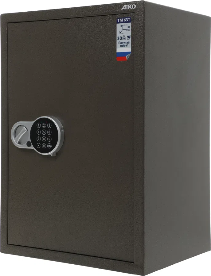 Сейф офисный Aiko TM 63T EL 630x440x355мм электронный трейзер (S10399450941)