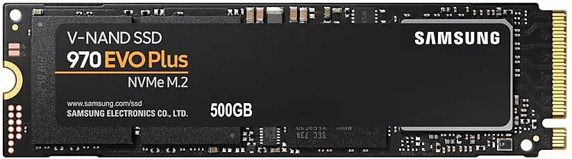 Накопитель SSD Samsung PCI-E 3.0 x4 500Gb MZ-V7S500BW 970 EVO Plus M.2 2280