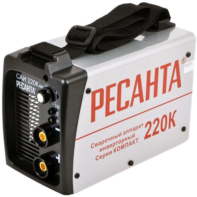 Сварочный аппарат Ресанта САИ-220К инвертор ММА DC 7.2кВт