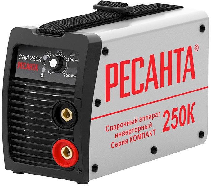 Сварочный аппарат Ресанта САИ-250К инвертор ММА DC 7.8кВт