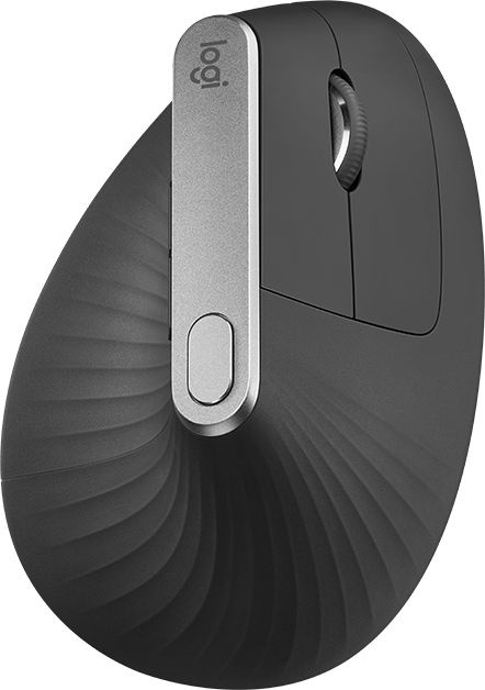 Мышь Logitech MX Vertical черный оптическая (4000dpi) беспроводная BT/Radio USB (4but)