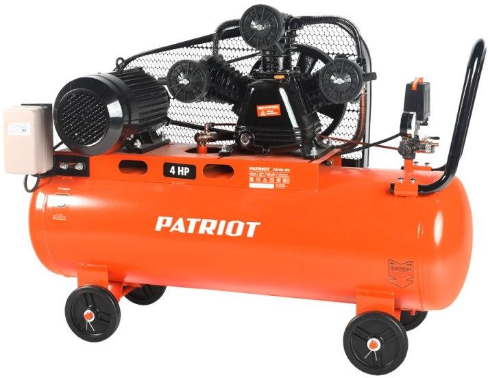 Компрессор поршневой Patriot PTR 100-670 масляный 670л/мин 100л 3000Вт оранжевый
