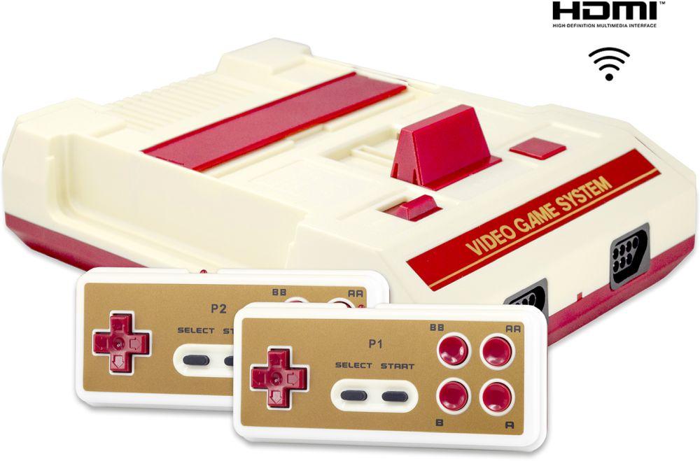 Игровая консоль Retro Genesis HD Wireless белый/красный в комплекте: 300 игр
