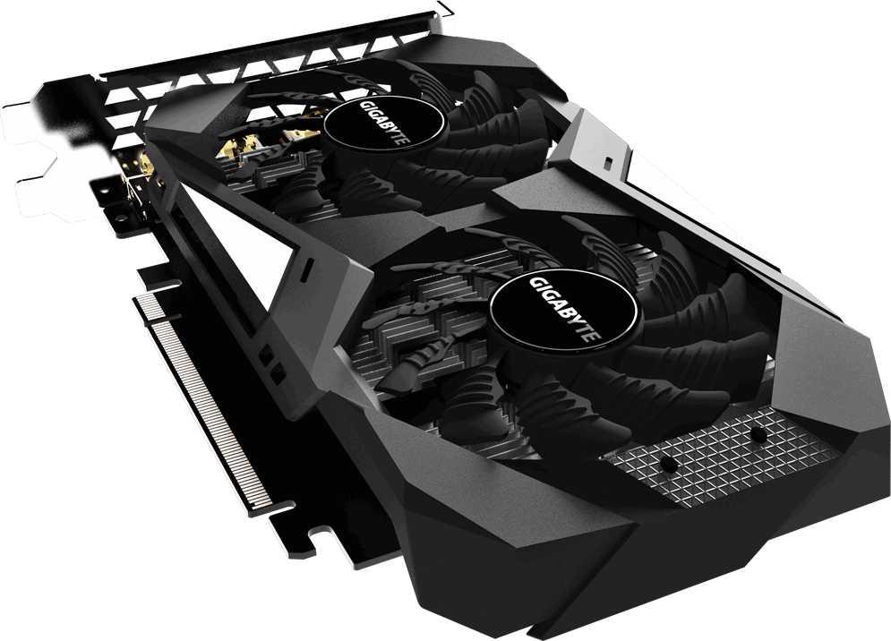 Видеокарта Gigabyte PCI-E GV-N1650OC-4GD NVIDIA GeForce GTX 1650 4096Mb ...
