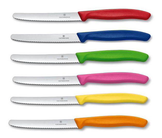 Набор ножей кухон. Victorinox Tomato and Table Knife Set, 6 pieces (6.7839.6G) компл.:6шт ассорти подар.коробка