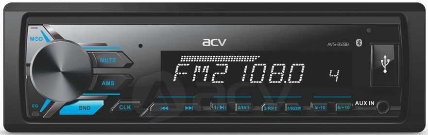 Автомагнитола ACV AVS-812BB 1DIN 4x50Вт