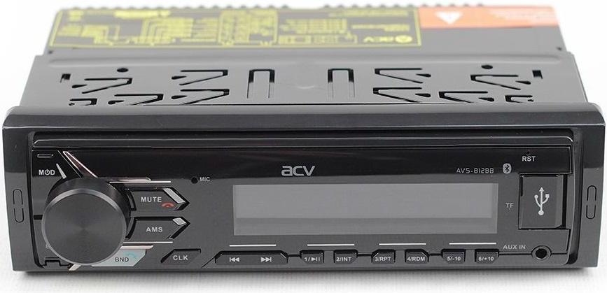 Автомагнитола ACV AVS-812BB 1DIN 4x50Вт v4.0 (33865)