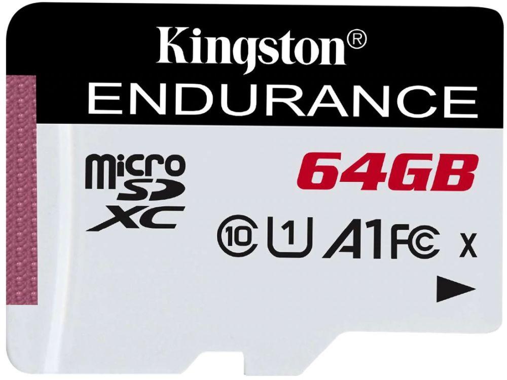 Флеш карта microSDXC 64Gb Class10 Kingston SDCE/64GB High Endurance w/o adapter