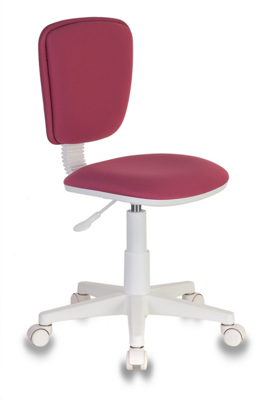 Кресло детское Бюрократ CH-W204NX розовый 26-31 крестов. пластик пластик белый