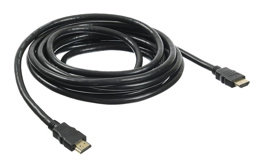Кабель аудио-видео Buro HDMI 2.0 HDMI (m)/HDMI (m) 5м. позолоч.конт. черный (BHP HDMI 2.0-5)