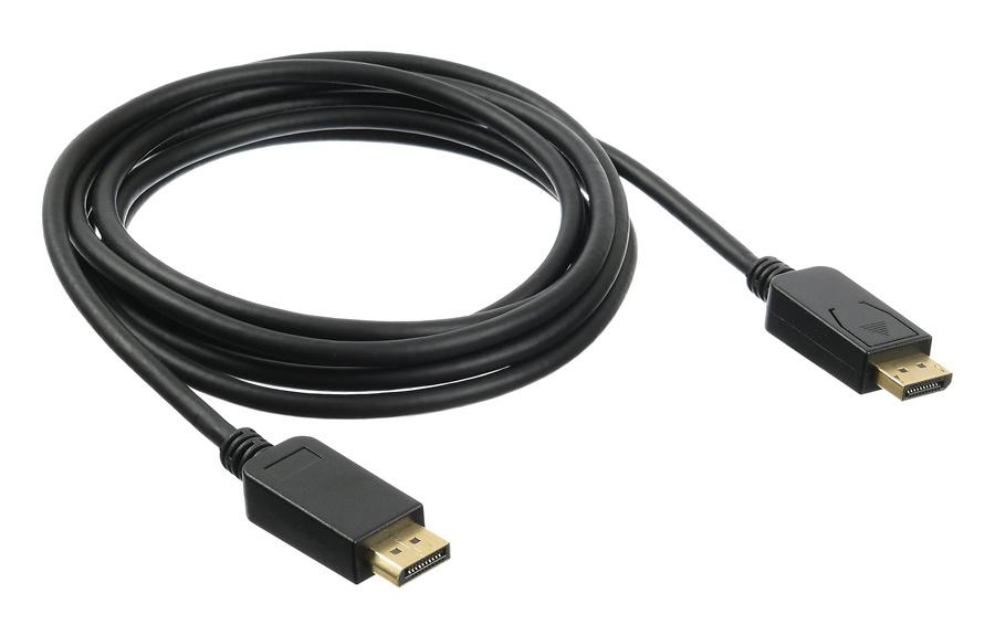 Кабель аудио-видео Buro V.1.2 DisplayPort (m)/DisplayPort (m) 2м. позолоч.конт. черный (BHP DPP_1.2-2)