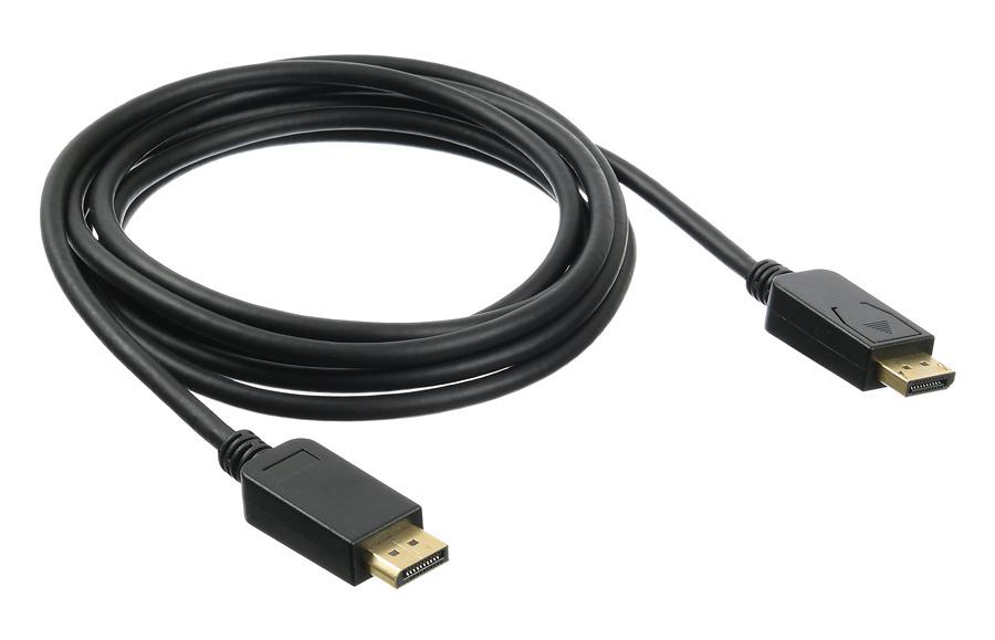 Кабель аудио-видео Buro v 1.2 DisplayPort (m)/DisplayPort (m) 3м. позолоч.конт. черный (BHP DPP_1.2-3)