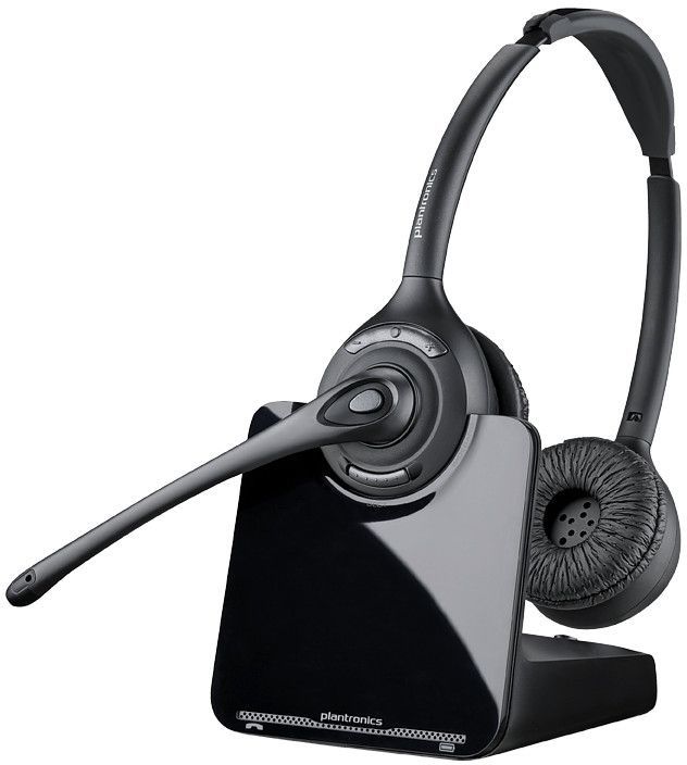 Наушники с микрофоном Plantronics CS520 черный накладные Radio оголовье (84692-02)
