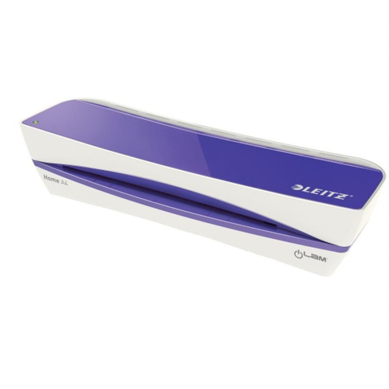 Ламинатор Leitz iLam Home фиолетовый/белый (73660065) A4 (75-100мкм) 30см/мин (2вал.) лам.фото реверс