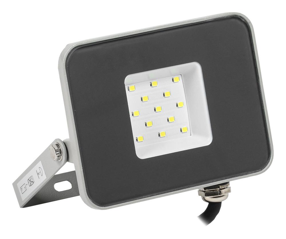 Прожектор уличный IEK СДО светодиодный 10Втсерый (LPDO701-10-K03)