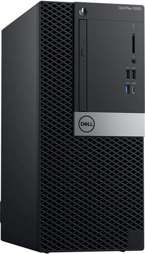 ПК Dell Optiplex 5060 MT i5 8400 (2.8) 8Gb 500Gb UHDG 630 Windows 10 Professional GbitEth 260W kb мышь клавиатура черный (210-AOJX-1)