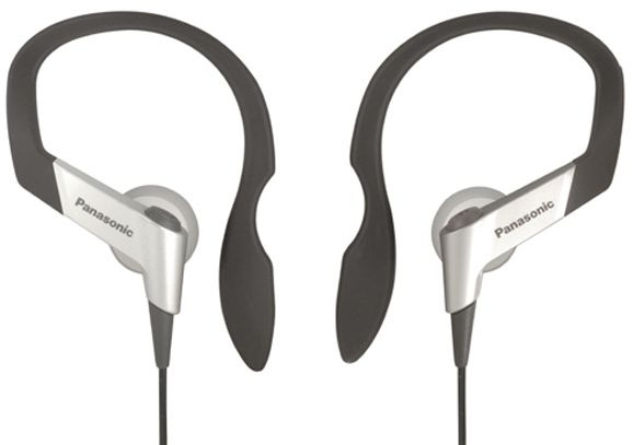Наушники вкладыши Panasonic RP-HS6E-S 1.2м серебристый проводные крепление за ухом