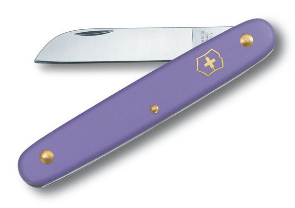 Нож перочинный Victorinox EcoLine Floral (3.9050.22B1) 100мм 1функц. фиолетовый блистер