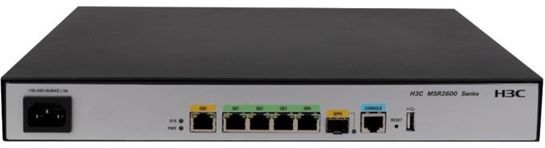Роутер H3C RT-MSR2600-6-X1 (RT-MSR2600-6-X1-GL) 10/100/1000BASE-TX/SFP черный