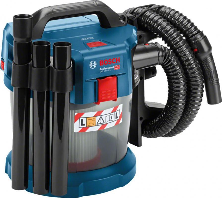 Строительный пылесос Bosch GAS 18V-10 L (уборка: сухая) синий
