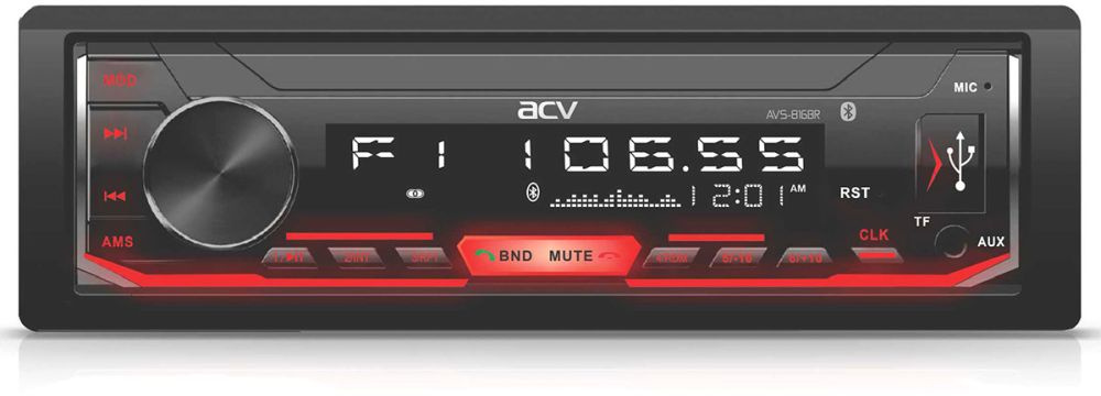 Автомагнитола ACV AVS-816BR 1DIN 4x50Вт (34493)