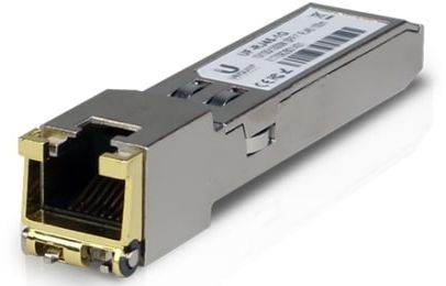 Трансивер Ubiquiti UF-RJ45-1G Модуль Ubiquiti RJ45-1G предназначен для соединения обычного Ethernet кабеля с портом SFP