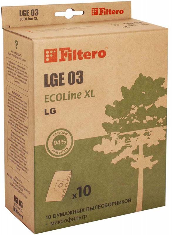 Пылесборники Filtero LGE 03 ECOLINE XL бумажные