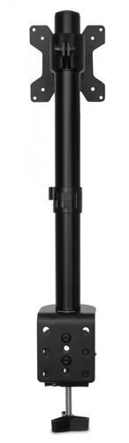 Кронштейн для мониторов ЖК Buro M061 черный 17"-32" макс.8кг крепление к столешнице поворот и наклон