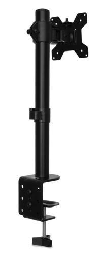 Кронштейн для мониторов ЖК Buro M061 черный 17"-32" макс.8кг крепление к столешнице поворот и наклон