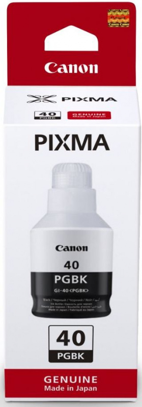 Картридж струйный Canon GI-40 BK 3385C001 черный (170мл) для Canon Pixma G5040/G6040