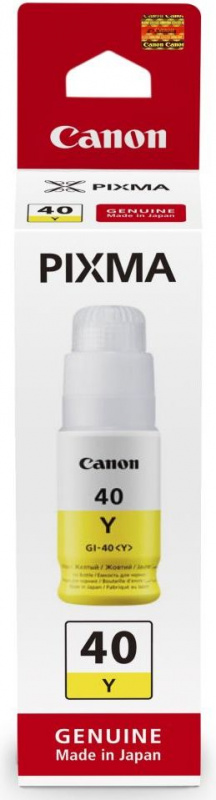 Картридж струйный Canon GI-40 Y 3402C001 желтый (70мл) для Canon Pixma G5040/G6040