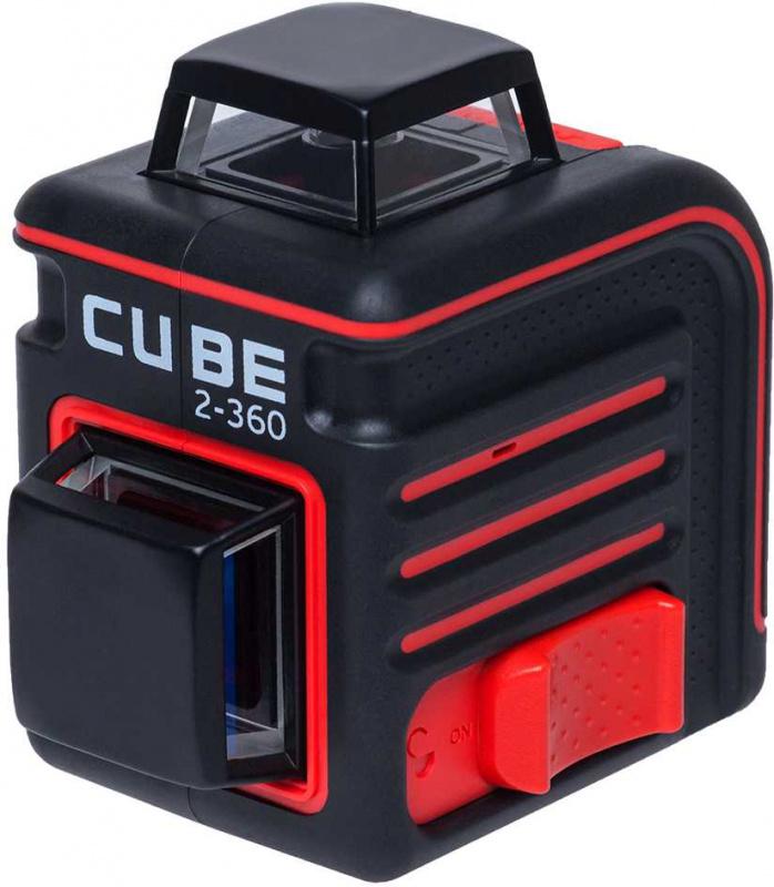 Уровень лазер. Ada Cube 2-360 Ultimate Edition 2кл.лаз. 635нм цв.луч. красный 2луч. (А00450)
