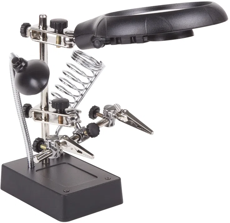 Держатель с лупой Rexant 12-0250