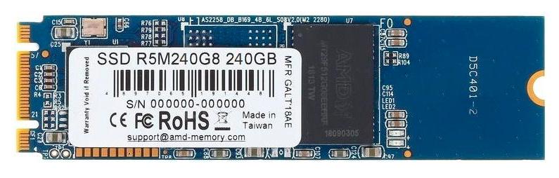 Накопитель SSD AMD SATA III 240Gb R5M240G8 Radeon M.2 2280